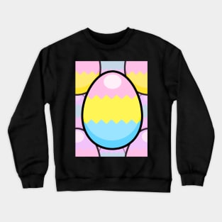 Cartoon Spring Easter Eggs Crewneck Sweatshirt
